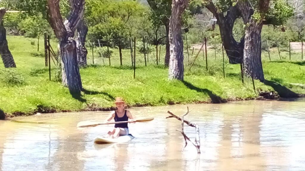 Unforgettable adventures like rowing on the dam at Van der Waltshoek Farm